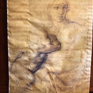 Michelangelo museum art print on canvas